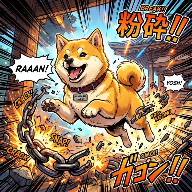 Ranmaru breaking chains